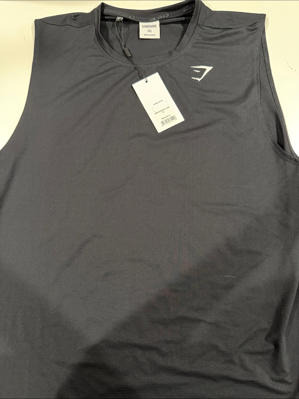 Gymshark Black Men’s Performance Sleeveless Tank